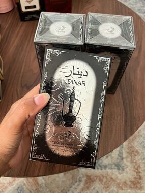 Dinar Eau de Par fum by Alafiya, a 100ml (3.4 oz) per fume BUNDLE